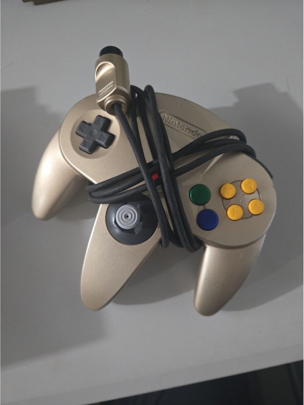 Vintage Nintendo 64 Gold Controller Official N64 OEM